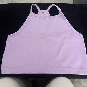 purple tank top